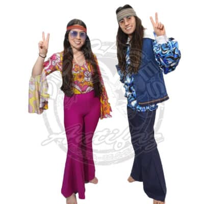 Disfraz hippies para pareja
