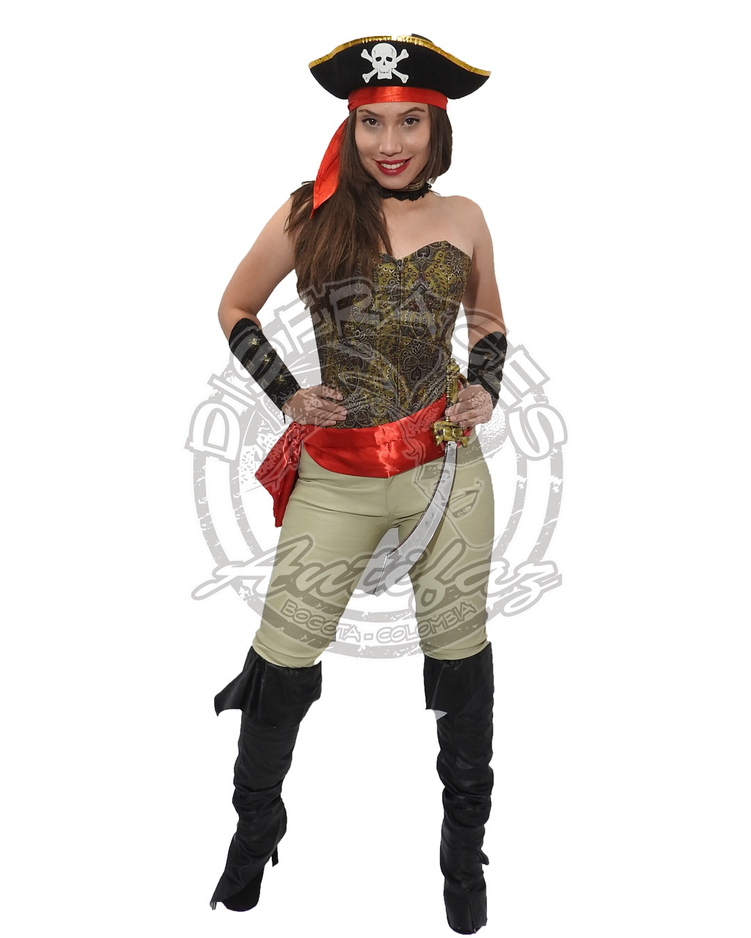 Pirata Mujer  Alquiler y confección de disfraces y trajes típicos