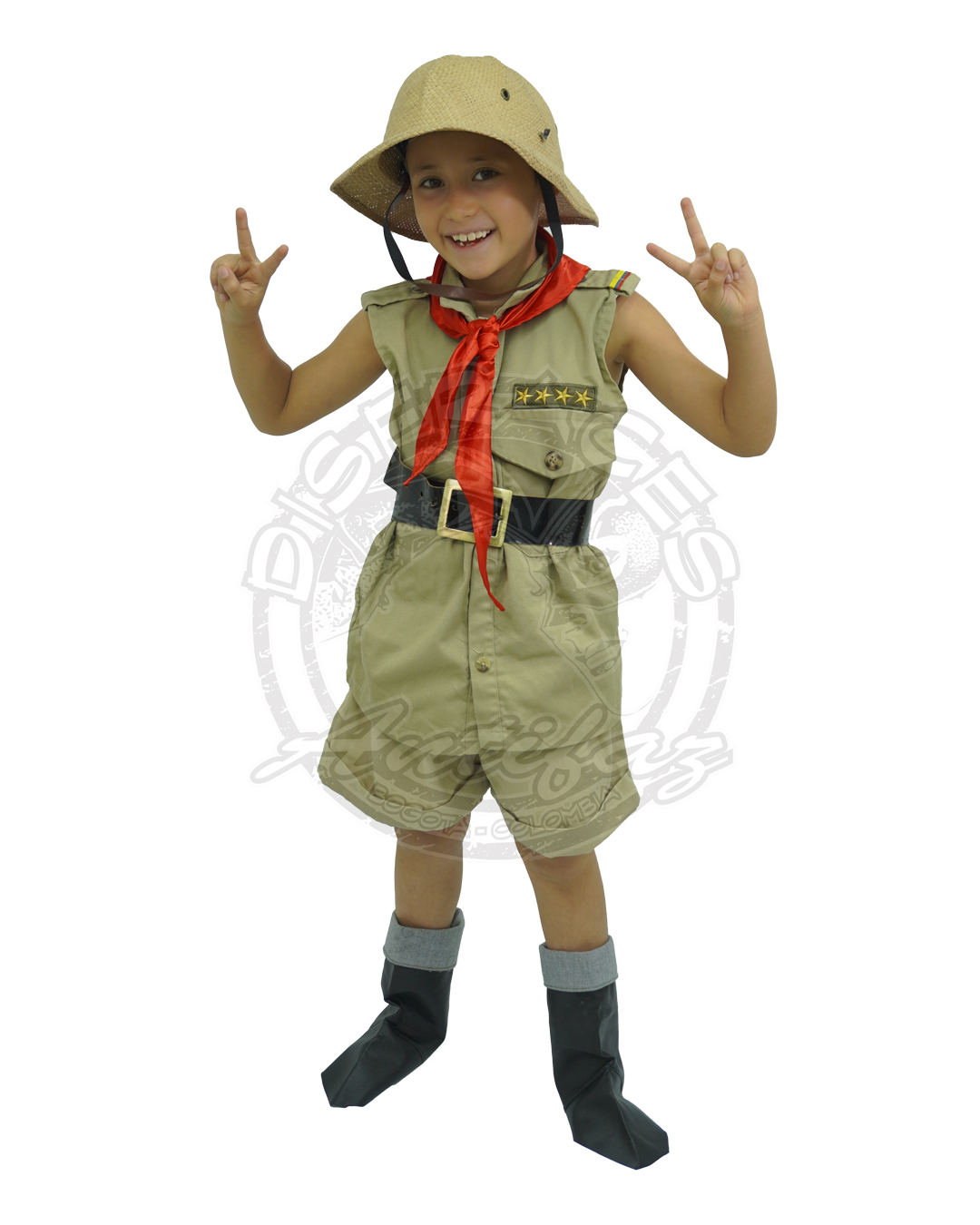 2x Disfraz de explorador al aire libre para niño de explorador