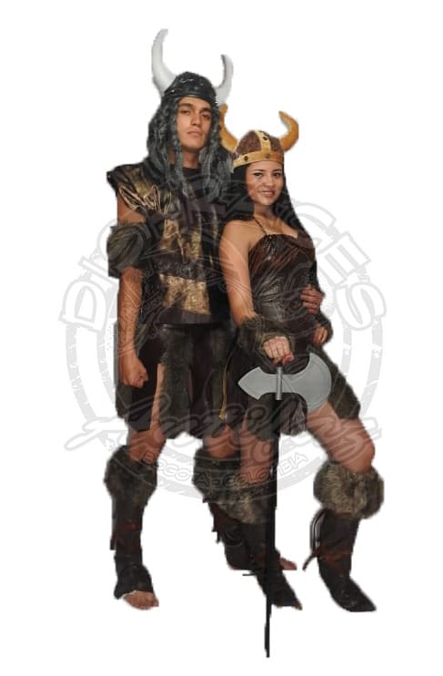 Disfraz para pareja Vikingos