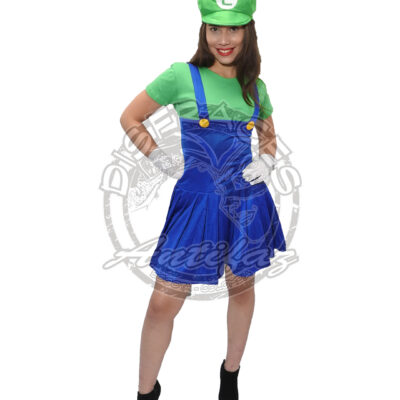 Disfraz Luigi Mujer