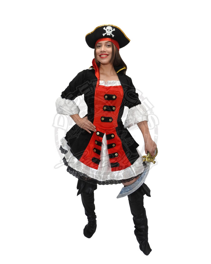 Disfraz de pirata mujer