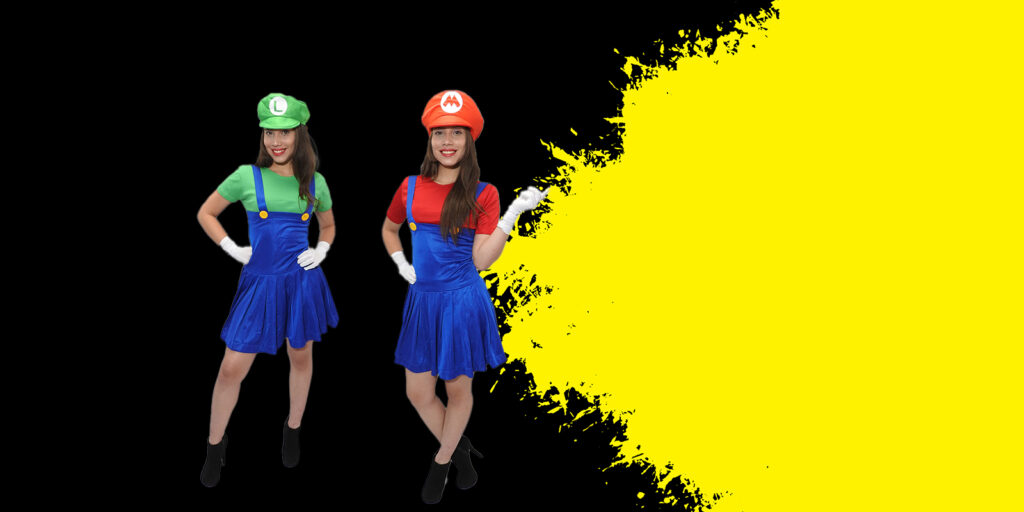 Disfraz de Mario y Luigi para mujer